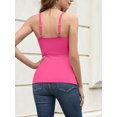 thumbnail image 5 of Charmo Womens Scoop Neck Tank Tops Wider Straps Cami Sleeveless Undershirts Built-in Bra, 5 of 8
