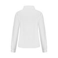 thumbnail image 4 of Jalioing Shirts for Women Turn down Collar Solid Color Long Sleeve Single-Breasted Button Baggy Cozy Tops (XX-Large, White), 4 of 5
