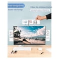 thumbnail image 4 of 2 Pack Monitor Memo Whiteboard,Magnetic Sticky Note Holder Dry Erase Board for Computer with Self-Adhesive Metal Strips, 4 of 5