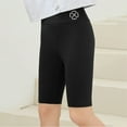 thumbnail image 5 of WOYY Toddler Girls High Rise Athletic Shorts Quick Drying Stretch Pull-On Biker Shorts, Sizes 3-4T, 5 of 5