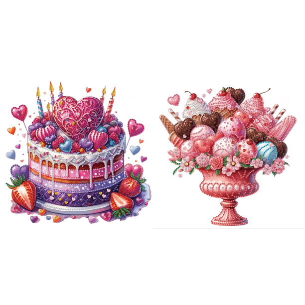 5D DIY Parcial en Forma Especial Taladro Diamante Pintura Pastel Del 30x30cm