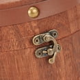 thumbnail image 2 of Portable Antique Mini Wooden Barrel Storage Box for Tea Leaf Coffee Flour Beans, 2 of 9