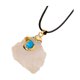 thumbnail image 1 of Qarigey Collar de cristal de sabiduría y fuerza para el día, regalo de aniversario, piedra de renacimiento, elegante collar de piedra de San Ropa, zapatos y accesorios Miscelánea cristal blanco, 1 of 6