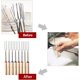 thumbnail image 5 of Palitos para asar malvaviscos, 8 Uds., brochetas de barbacoa de Metal extensibles de 32 pulgadas de largo para juego de parrilla, tenedores telescópicos para barbacoa, 5 of 5