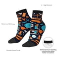 thumbnail image 4 of Uemuo Creative Transport Printed Crew Socks, Moisture-Wicking Socks, Athletic Socks for Men Breathable Cushion Socks Casual Sport Socks for Running Traveling, 4 of 6