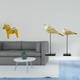 thumbnail image 2 of Adorno sueco coleccionable, figura de caballo Dalecarliano, escultura de animales y estatuas de pájaros de madera, figuras de animales, esculturas mod, 2 of 8