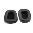 thumbnail image 1 of Cateissary Almohadillas para los oídos Cojín Gaming Cuero Color a juego Auriculares Esponja Reparación de auriculares Reemplazo de piezas para Relojes inteligentes Negro, 1 of 6