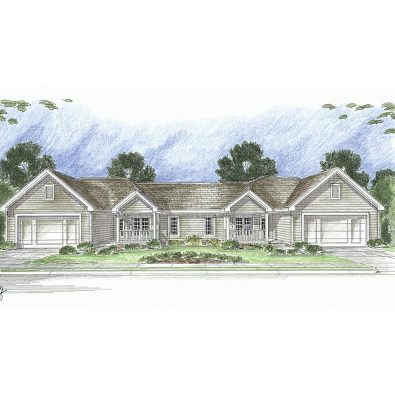 Advanced House Plans: Builder Ready Blueprints | Callahan 29176 | Multi-Family Plan
