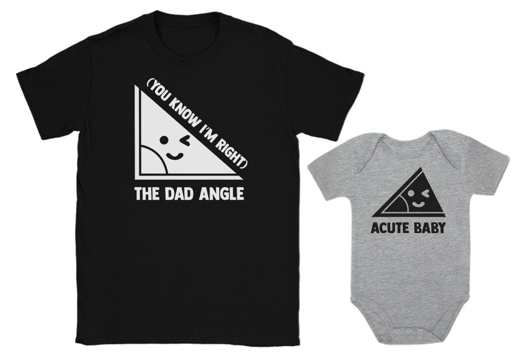 funny dad and baby shirts