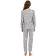 thumbnail image 5 of Women Pajama Set Long Sleeve Star Print Lounge with Pockets, 5 of 5