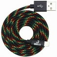 thumbnail image 3 of NRGPower Premium 3ft Nylon Braided USB Cable with Lightning Connector [MFi Certified] Compatible with iPhone 14/13/12/11/XR/XS/X/8/7/SE, 3 of 4