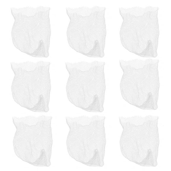 unbranded  100 Pcs Reusable Produce Bags Bins for Storage Large Mesh White