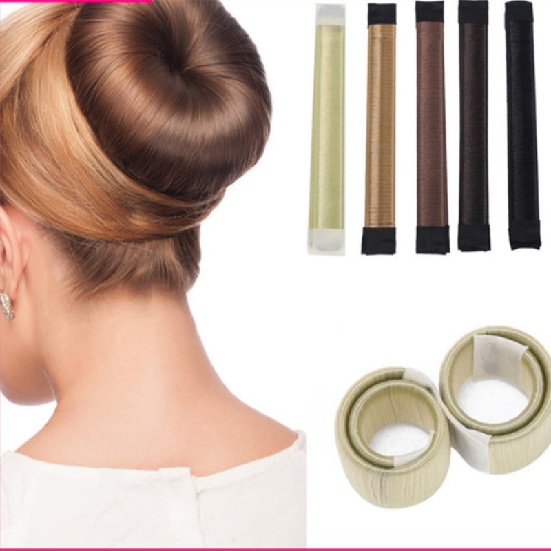Women Twist Hair Bun Maker Donut Styling Braid Holder Accessory Tool Perfect 