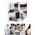 thumbnail image 5 of Hokiten Kitchen Dinner Napkins Set of 8 Black Geometric Cloth Napkins Reusable Washable Table Napkins for Weddings Cocktail Parties Holiday Table Decor 20x20 Inch, 5 of 8