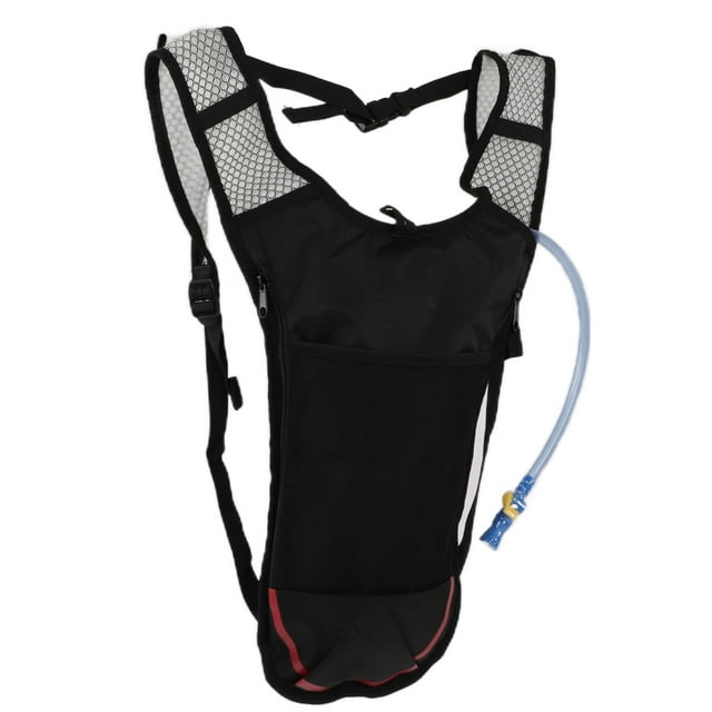 Mochila De Hidratación, Tela Oxford, Correas Ajustables, Malla Transpirable, Bolsa Trasera De Agua De 2 Litros Con Pajita Para Entusiastas De Los Deportes