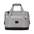 thumbnail image 1 of Soidarity Bolsa de Picnic con correa para el hombro, bolsa enfriadora de cerveza Oxford de gran capacidad, contenedor de comida portátil para acampar, Kits de desorden para acampar Gris Soidarity OD028165-02, 1 of 6