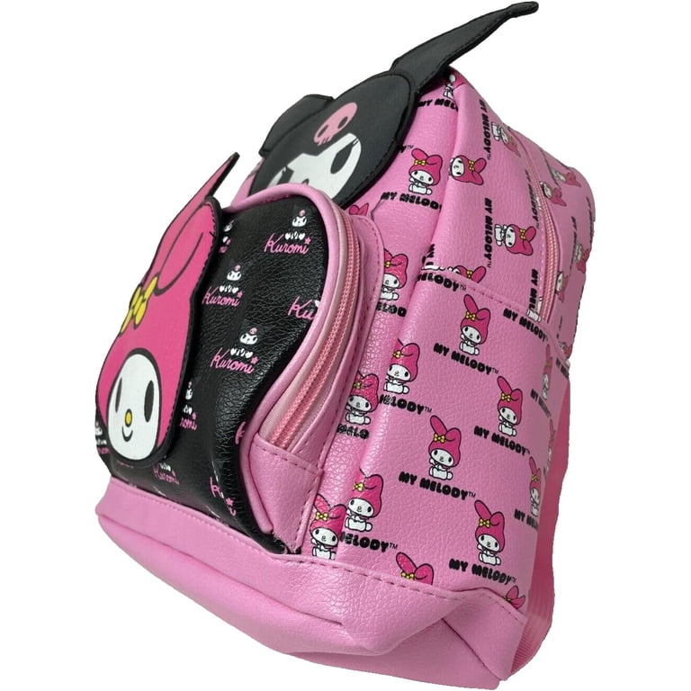 Hello Kitty & Friends All Over Print Deluxe Mini Backpack Hello Kitty & Friends AOP with H.K. Big Face Pocket PU  main image 3