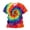 Multicolour@GC@, variant on CONZONE Mens T-Shirts Short Sleeve T Shirts For Men Crew Neck Tie Dye Graphic Casual Summer Tee Tops