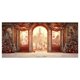 thumbnail image 2 of Pancarta Navideña Grande para Puerta de Garaje (157 X 71 Pulgadas) | Cortina Navideña de Poliéster Rojo para Porche con Cinta | Decoración Navideña Duradera y Reutilizable para Pared de Garaje, Patio, 2 of 6