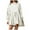 White, variant on Dress for Women Fashion Casual Over Sized Sweatshirt Long Sleeve Dress Round-Neck Ladies Patchwork Mini Dresses Dresses for Womens