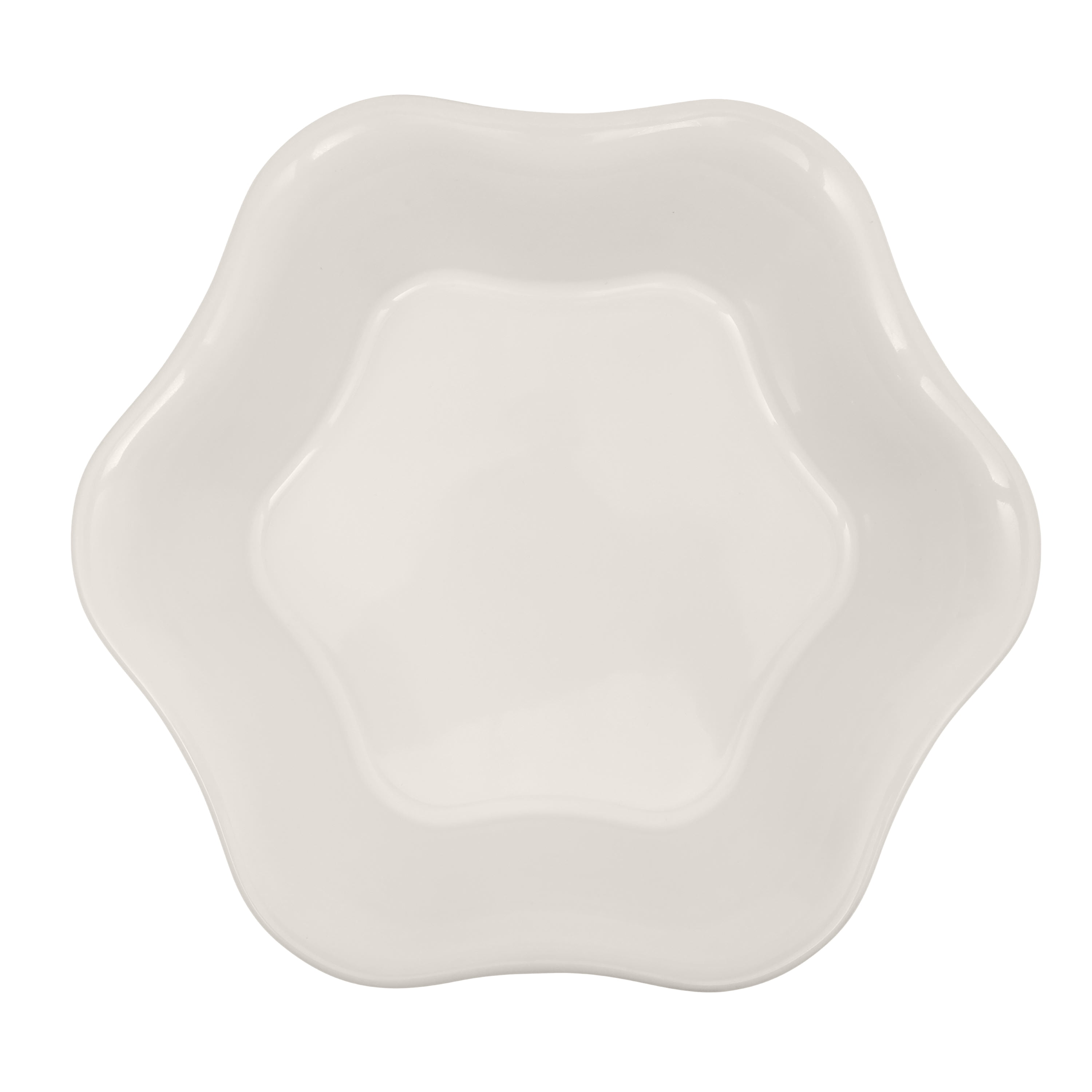 The Pioneer Woman 9-Inch Snowflake Stoneware Baker with Wood Lid, White