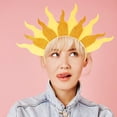 thumbnail image 5 of Hfppkn Shimmering Flashing Sun Flame Headband, Holiday Party Hair Accessory for Festive Events, Style 3 30x23cm, 5 of 7
