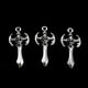thumbnail image 2 of 20 colgantes de aleación con forma de cruz de calavera, accesorios para hacer joyas, para pulseras y collares (plata antigua), 2 of 7
