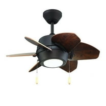 Litex - Gaskin - 6 Blade Ceiling Fan with Light Kit-14.25 Inches Tall and 52