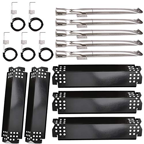 Nexgrill Ersatzteile Set – 6 Flammenbändiger + 6 Rohrbrenner, Für 4/5/6-Brenner Grills