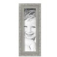 thumbnail image 2 of ArtToFrames 4" x 13" Classic Antique Silver Picture Frame, 4x13 inch Silver Wood Poster Frame (WOM-4926), 5 Pack, 2 of 6