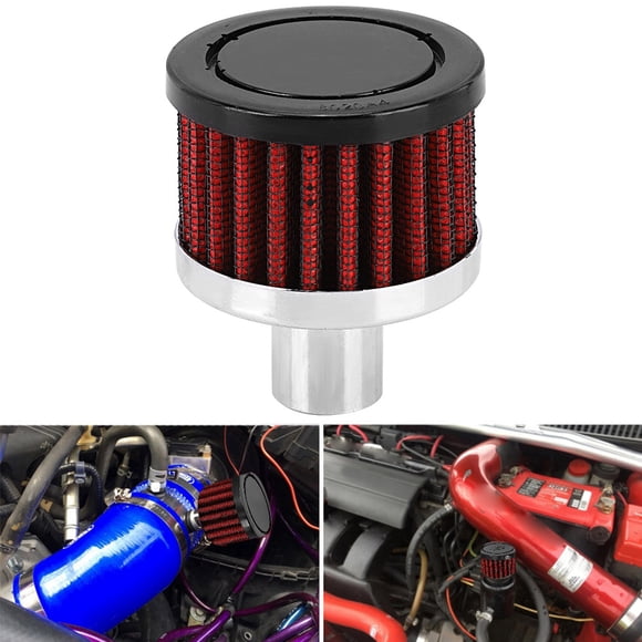 Filtros de admisión de aire para vehículos, mini filtros de ventilación de turbo para vehículos con interfaz universal, filtros de aire para automóviles de alta capacidad