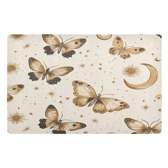 BZSMCE Floor Mats 32x20in Butterfly Pattern Creativity Doormats