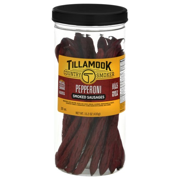 Tillamook Pepperoni Sticks 20ct