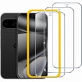 thumbnail image 1 of xixishop 3 Pack Screen Protector for Google Pixel 10 / Google Pixel 10 Pro/Google Pixel 9 / Google Pixel 9 Pro, with Alignment Frame Tool, Tempered Glass Protection Film - 6.3-Inch, 1 of 1