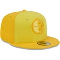 thumbnail image 3 of Men's New Era  Gold Pittsburgh Steelers Tri-Tone 59FIFTY Fitted Hat, 3 of 6