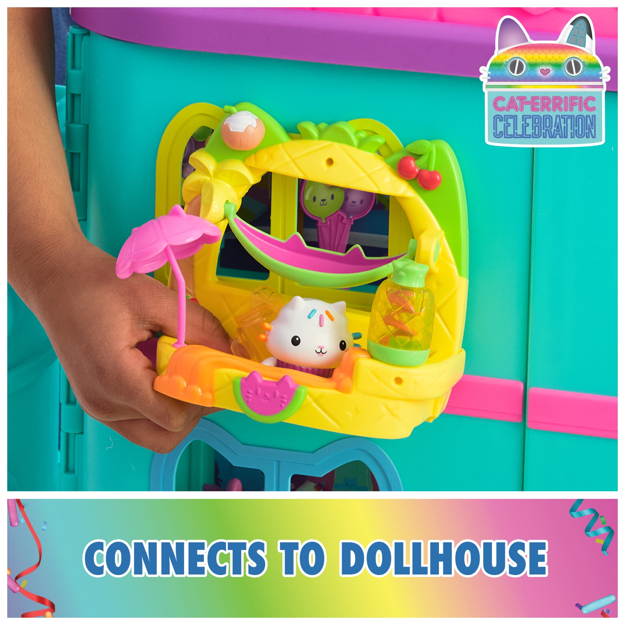 Gabby’s Dollhouse, Cakey’s Fruit Smoothie Balcony Playset with Toy Figure & Accessories  (图3) Gabby’s Dollhouse, Cakey’s Fruit Smoothie Balcony Playset with Toy Figure & Accessories  (图3)