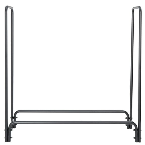 ZENSTYLE 4ft Firewood Log Storage Rack Heavy Duty Weather Resistant Fireplace Wood Storage Holder Indoor Outdoor