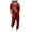 Red, variant on VBTAPA Women's Summer 2 Piece Outfits Short Sleeve Printed Casual Sweatsuits Jogging Tracksuits Matching Lounge Sets 2025 Fashion Prime Sales Today Navy S
