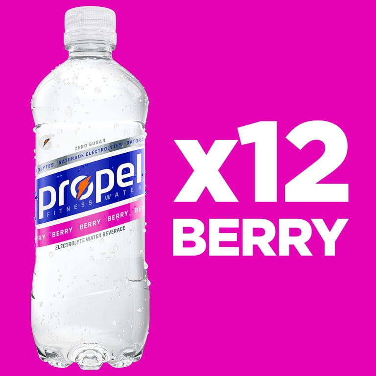 Propel Berry Electrolyte Water, 16.9 fl oz, 12 Pack photo 3