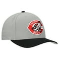 thumbnail image 3 of Unisex-Mitchell & Ness  Gray Cincinnati Reds Basic Coop Pro Adjustable Hat, 3 of 4