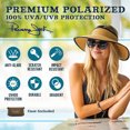thumbnail image 4 of Panama Jack Premium Polarized Tort Cat Eye Sunglasses, 4 of 9