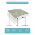 thumbnail image 5 of Sage Green Twin Size Down Alternative Comforter, Lightweight Comforter Quilt Bedding Set with Pillow Shams Minimalist Abstract Modern White Art All Seasons Bed Comforter Duvet Insert 68"x86", 5 of 7