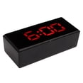 thumbnail image 4 of LED Digital Clock, Streamlined Design Smart Light Sensing Mirrored Digital Alarm Clock Clear Display Night Mode  For Home For Travel Red, 4 of 8