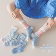thumbnail image 5 of Ougyinr Kids Girls Socks Toddler Socks Baby Socks Cotton Socks Breathable Socks Cute Cartoon Socks for 1-12 Years Children, 5 of 9