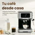 thumbnail image 2 of Chefman Máquina de espresso Chefman CraftBrew, cafetera digital con bomba de 15 bares con varilla de vapor para café con leche y capuchino, compacta con depósito de agua extraíble de 1.8L, 2 of 11