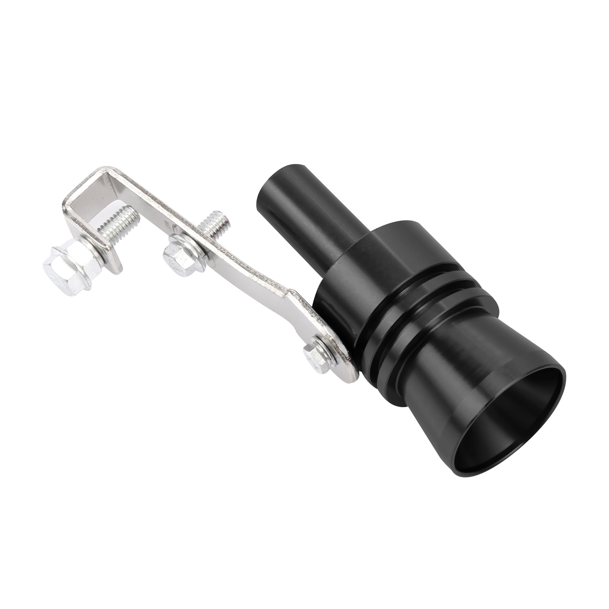 Unique Bargains 2pcs XL Size Black Universal Turbo Sound Whistle
