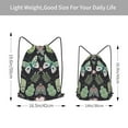 thumbnail image 6 of XMXT Unisex Drawstring Backpack for Women Men, Abstract Butterfly Flower Waterproof Gym Bag String Bags for Shopping Sport Travel, m, 6 of 8
