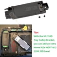 thumbnail image 5 of 2.5 HDD SSD Hard Drive Left Right Cable Caddy M.2 Bracket Frame for Lenovo ThinkPad P50 P51 DC02C007C10 DC02C007B00 AP0Z6000700 R Cable Caddy Foil, 5 of 5