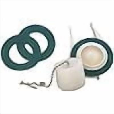Clarion Model #2284 Hard Plastic 2-inch Toilet Flapper with Two Extra Silicone Seals Replacement by NuFlush