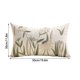 thumbnail image 3 of Funda decorativa de cojín de poliéster estilo primavera bordada con flores, funda decorativa de cojín de poliéster de 19,6x11,8 pulgadas, sofá cama lavable con detalles decorativos para decoración, 3 of 6